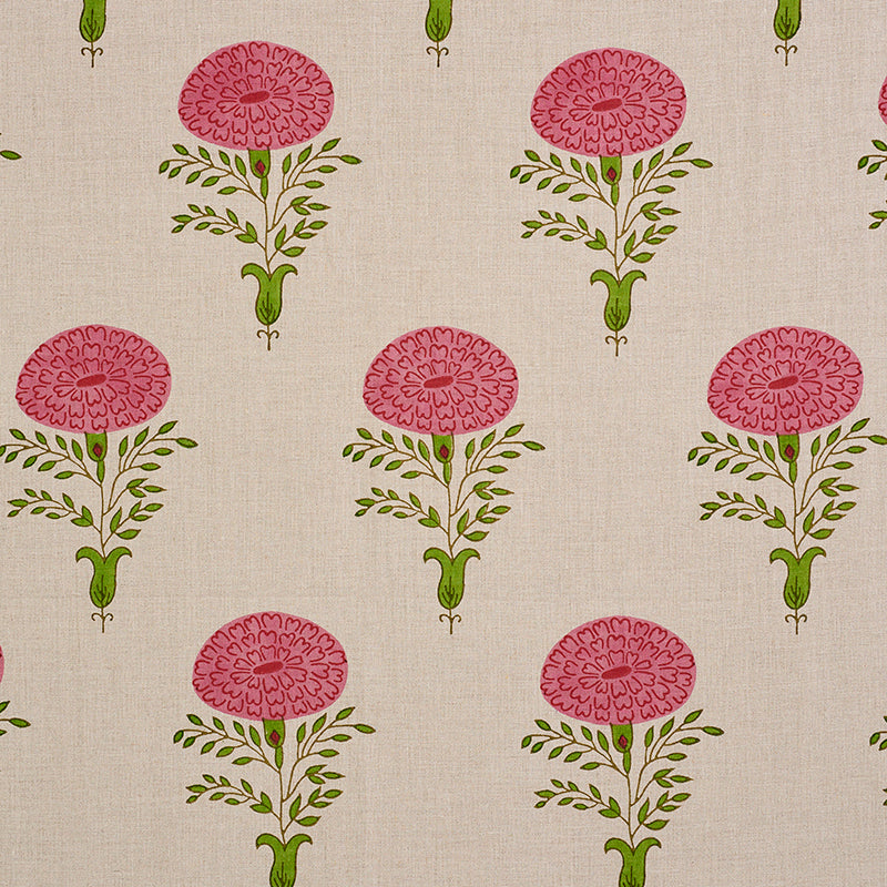 Schumacher | Marigold Hand Block Print fabric - 179321