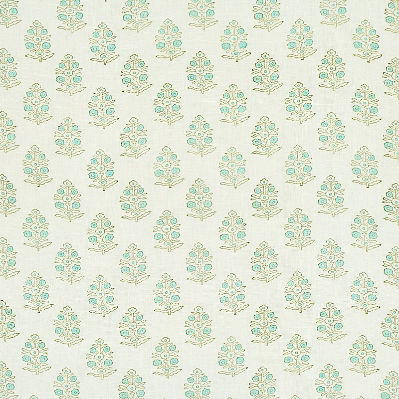 Schumacher | Aditi Hand-Block Print fabric - 179361