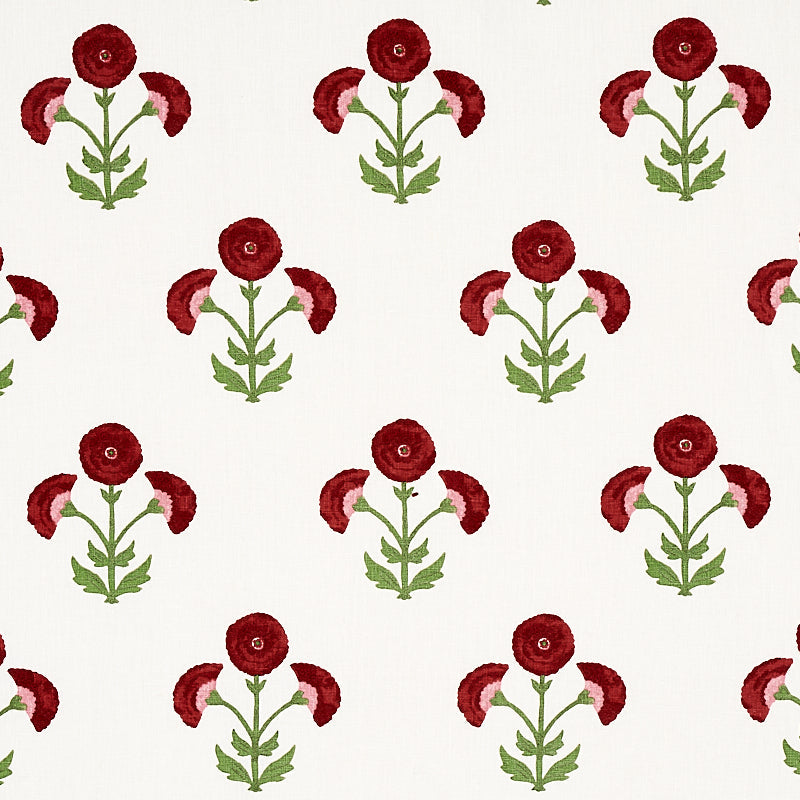 Schumacher | Saranda Flower Embroidery fabric - 179670
