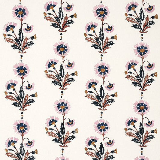 Schumacher | Dianthus Hand Block Print fabric - 179740