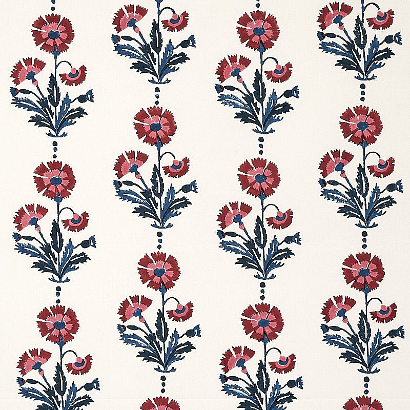 Schumacher | Dianthus Hand Block Print fabric - 179741