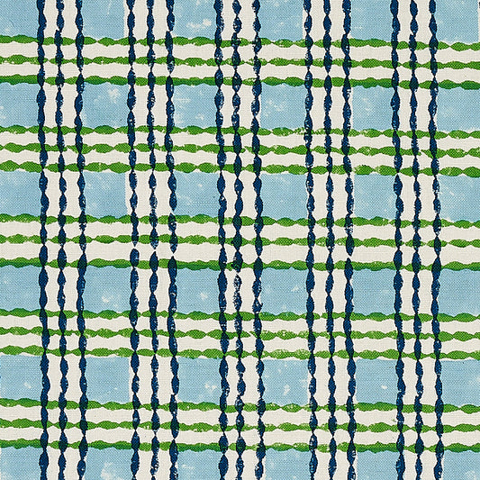 Schumacher | Trellis Hand Block Print fabric - 179800