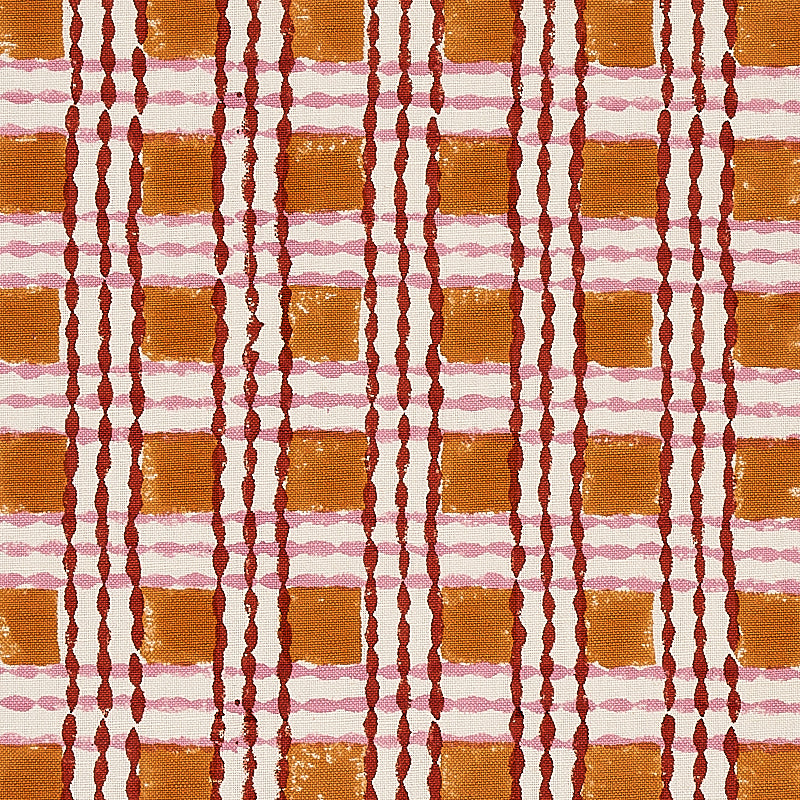 Schumacher | Trellis Hand Block Print fabric - 179802