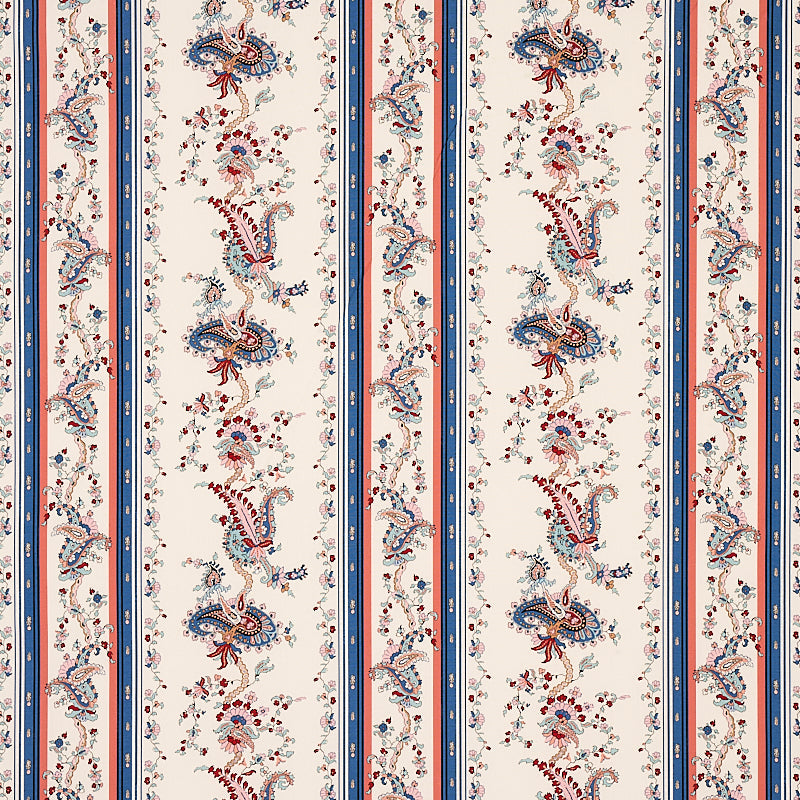 Schumacher | Elena Paisley Stripe fabric - 179980