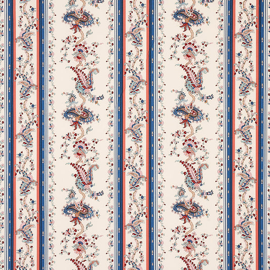 Schumacher | Elena Paisley Stripe fabric - 179980