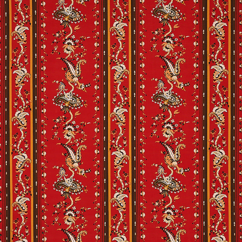 Schumacher | Elena Paisley Stripe fabric - 179982