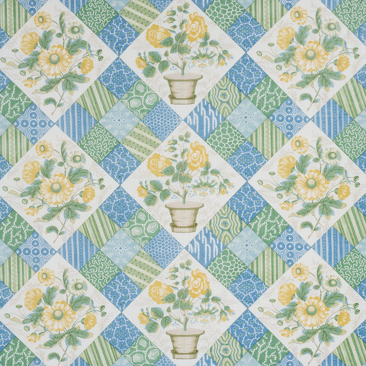 Schumacher | Caldwell Patchwork Chintz fabric - 180120