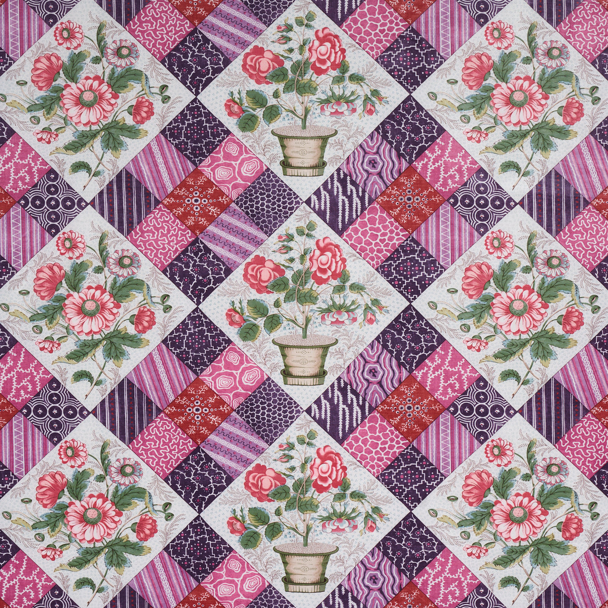 Schumacher | Caldwell Patchwork Chintz fabric - 180121