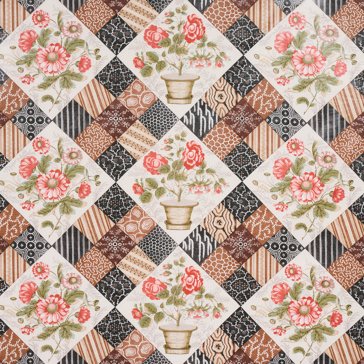 Schumacher | Caldwell Patchwork Chintz fabric - 180122