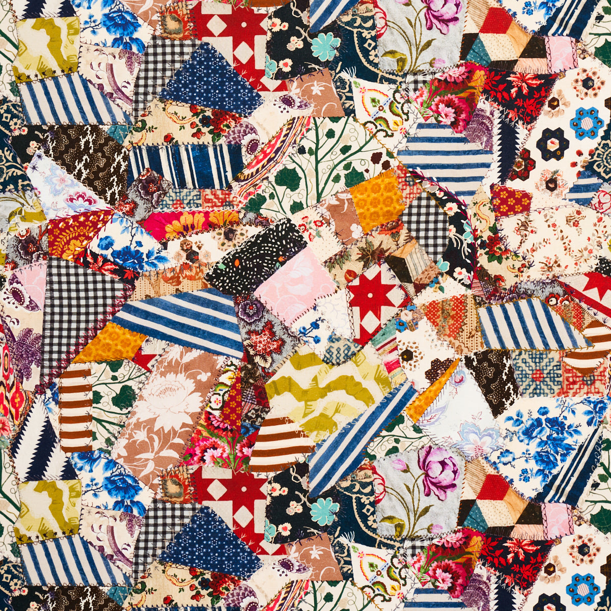 Schumacher | Hotch Potch Crazy Quilt fabric - 180650