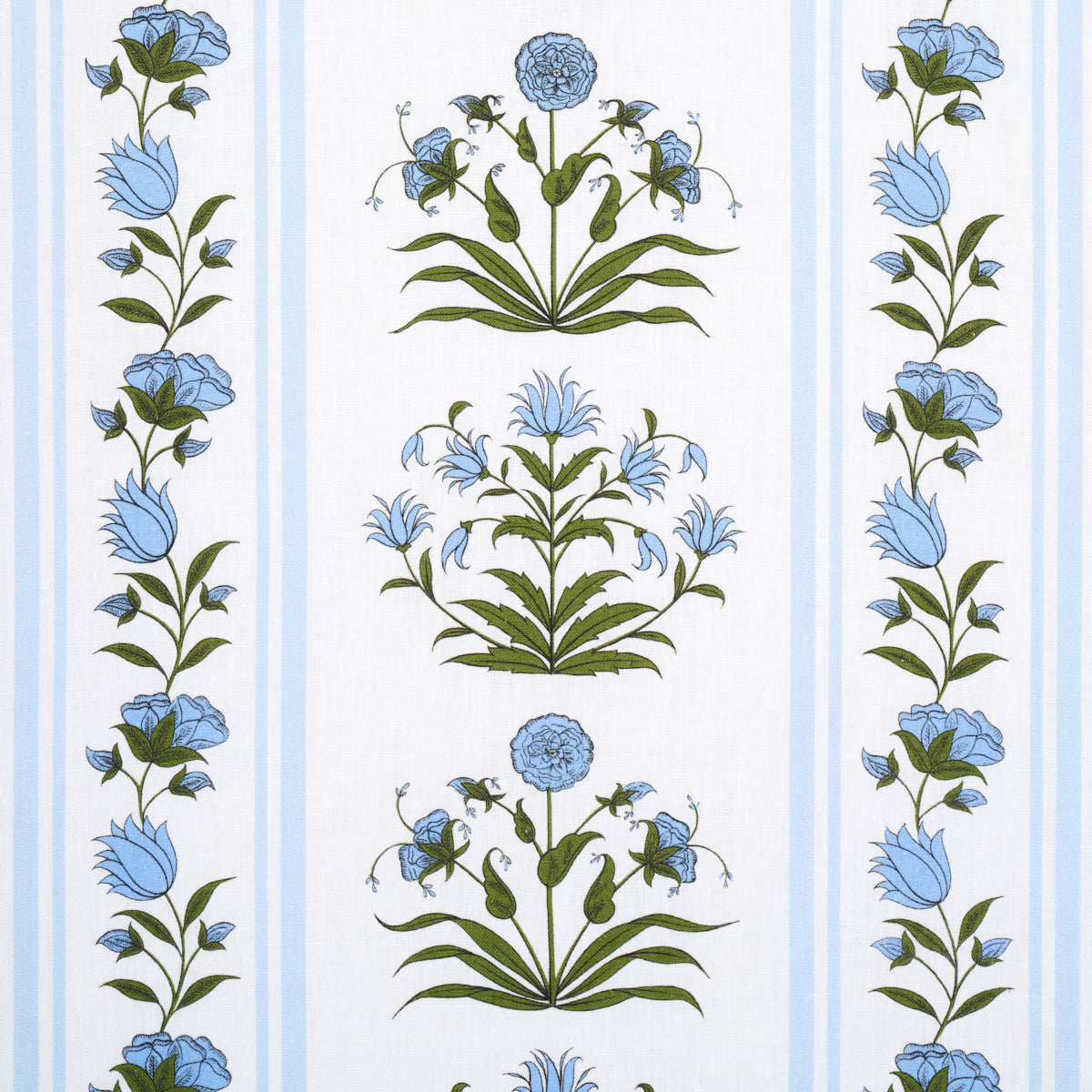 Schumacher | Royal Poppy Stripe fabric - 180670
