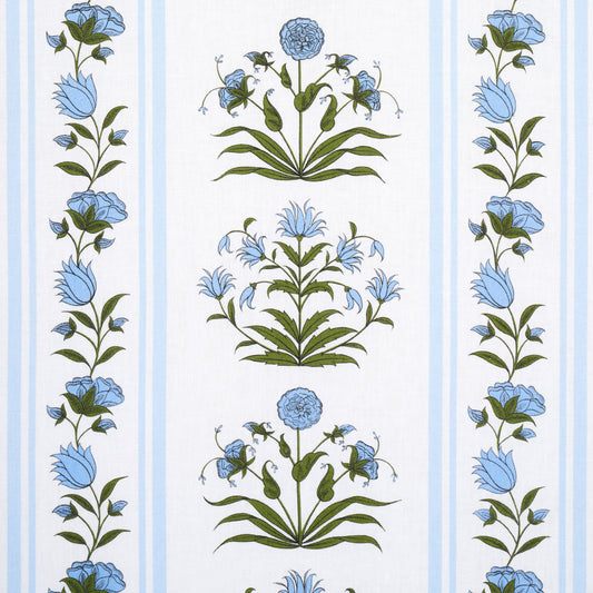 Schumacher | Royal Poppy Stripe fabric - 180670
