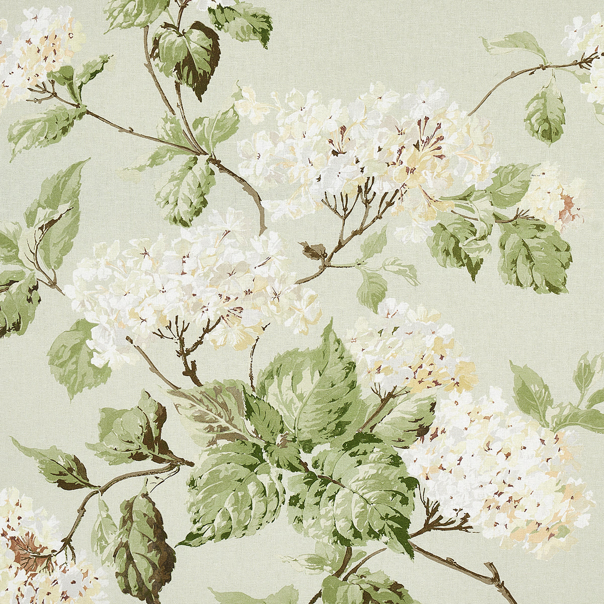 Schumacher | Summer Hydrangea fabric - 180820
