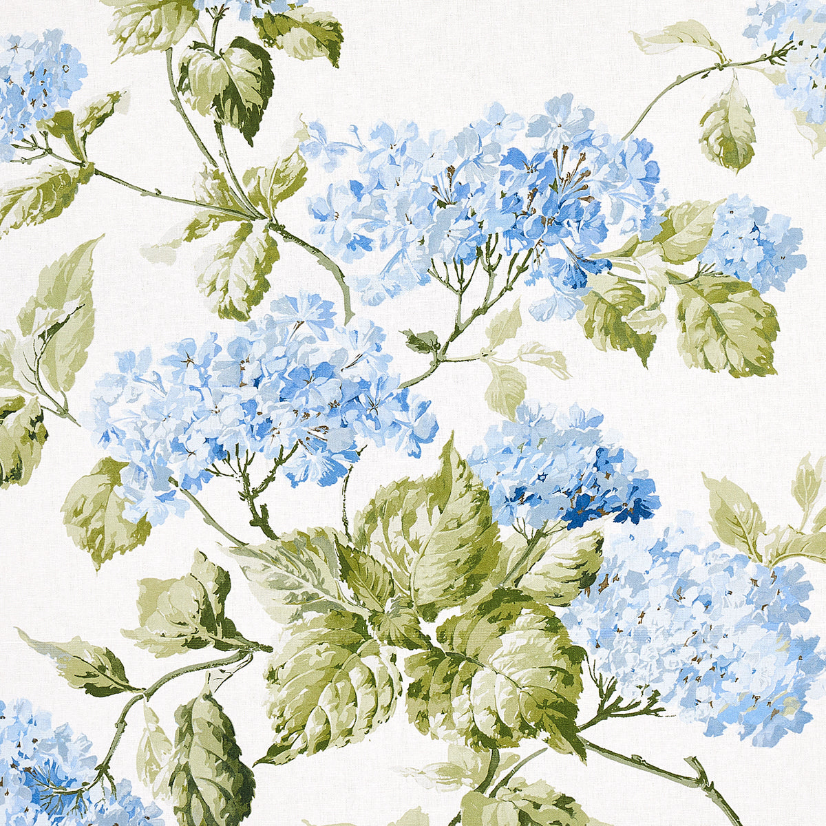 Schumacher | Summer Hydrangea fabric - 180822