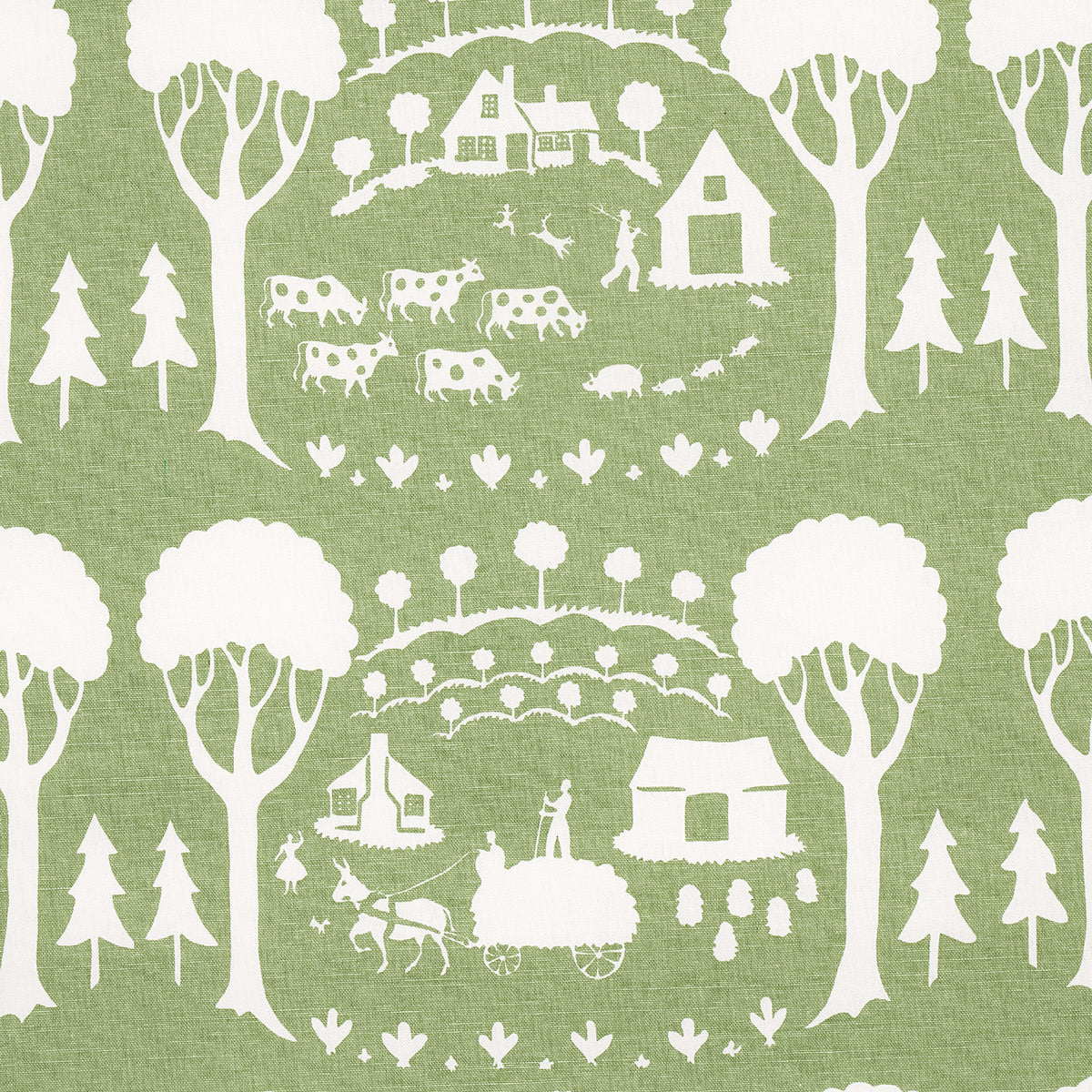 Schumacher | Farm Scene fabric - 180880