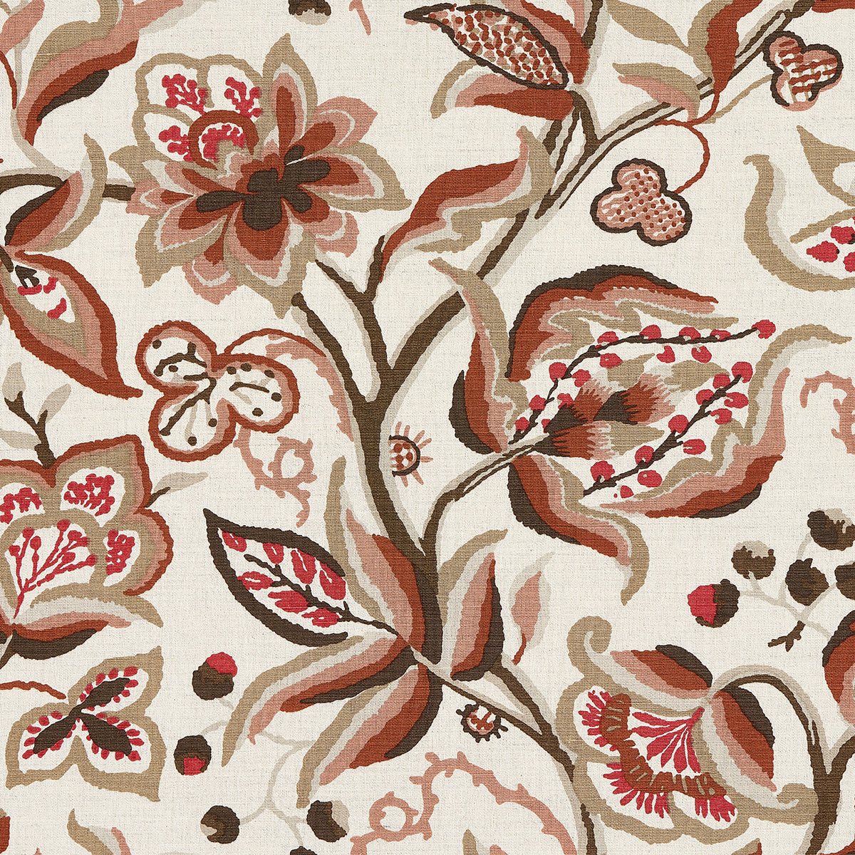 Schumacher | Alexandra Vine Linen fabric - 180971