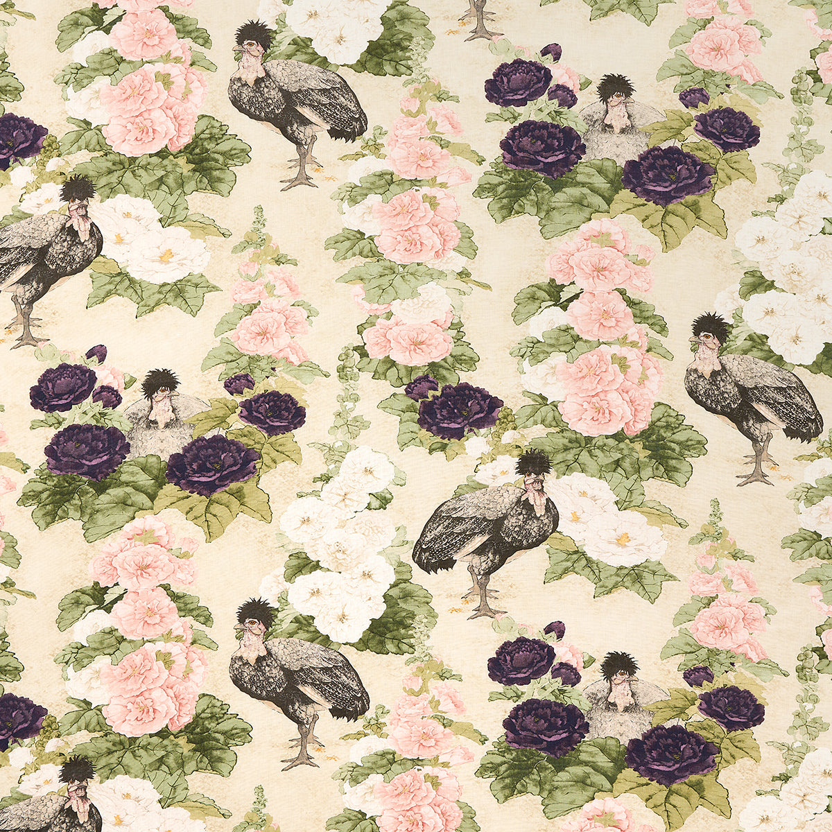 Schumacher | Lady Hollyhock fabric - 181040