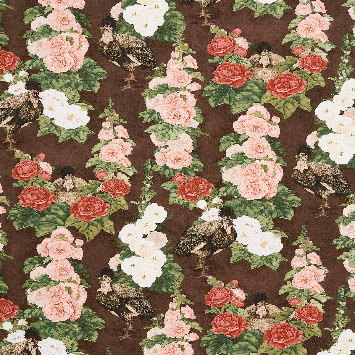 Schumacher | Lady Hollyhock fabric - 181041