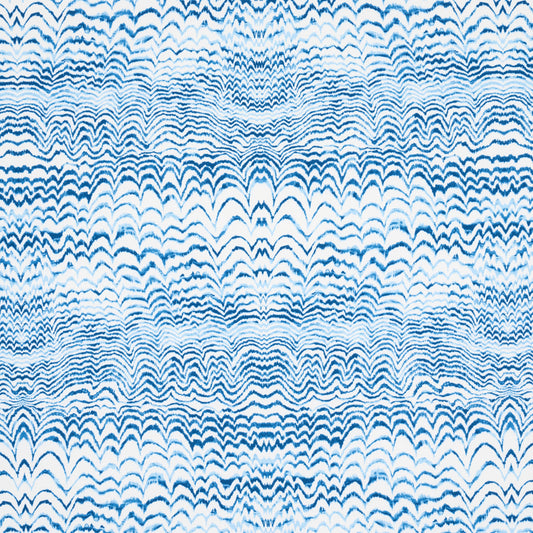 Schumacher | Ink Wave Print Indoor/Outdoor fabric - 181050