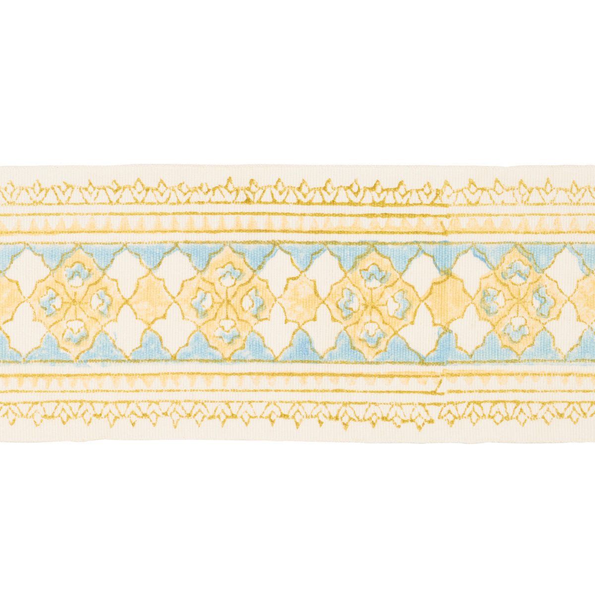 Schumacher | Amira Hand Block Printed Tape fabric - 181370