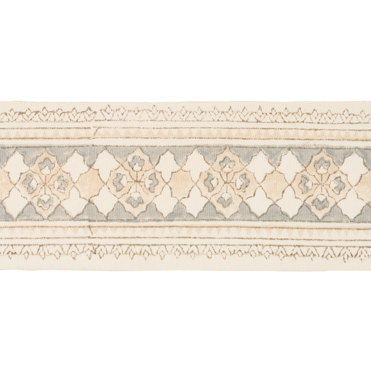 Schumacher | Amira Hand Block Printed Tape fabric - 181371