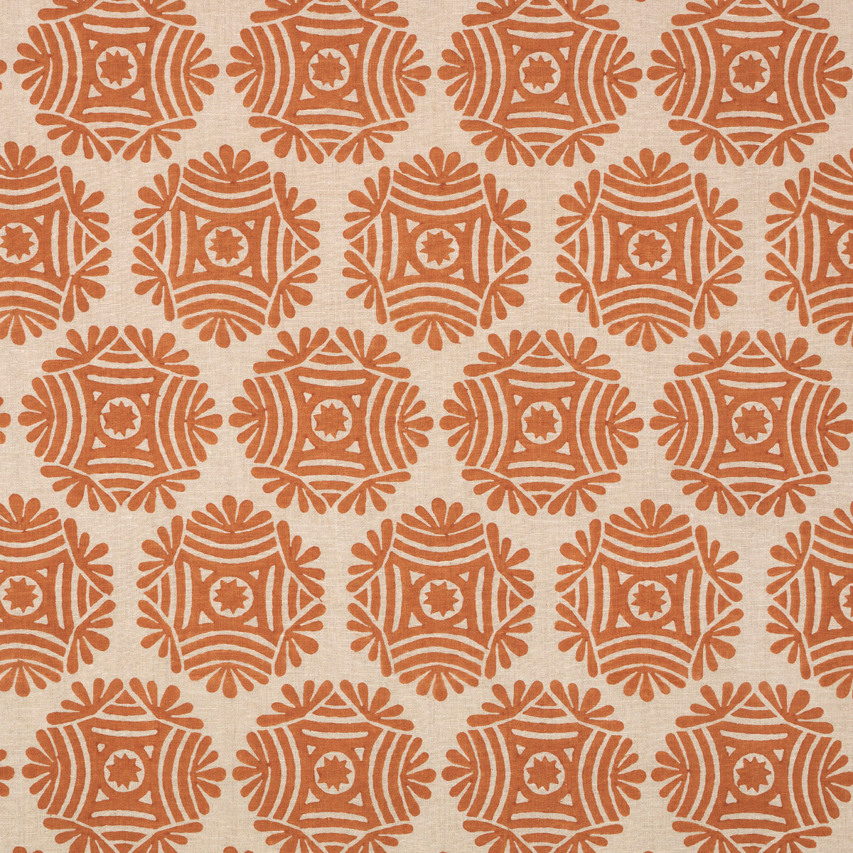 Schumacher | Gilded Star Block Print fabric - 181540