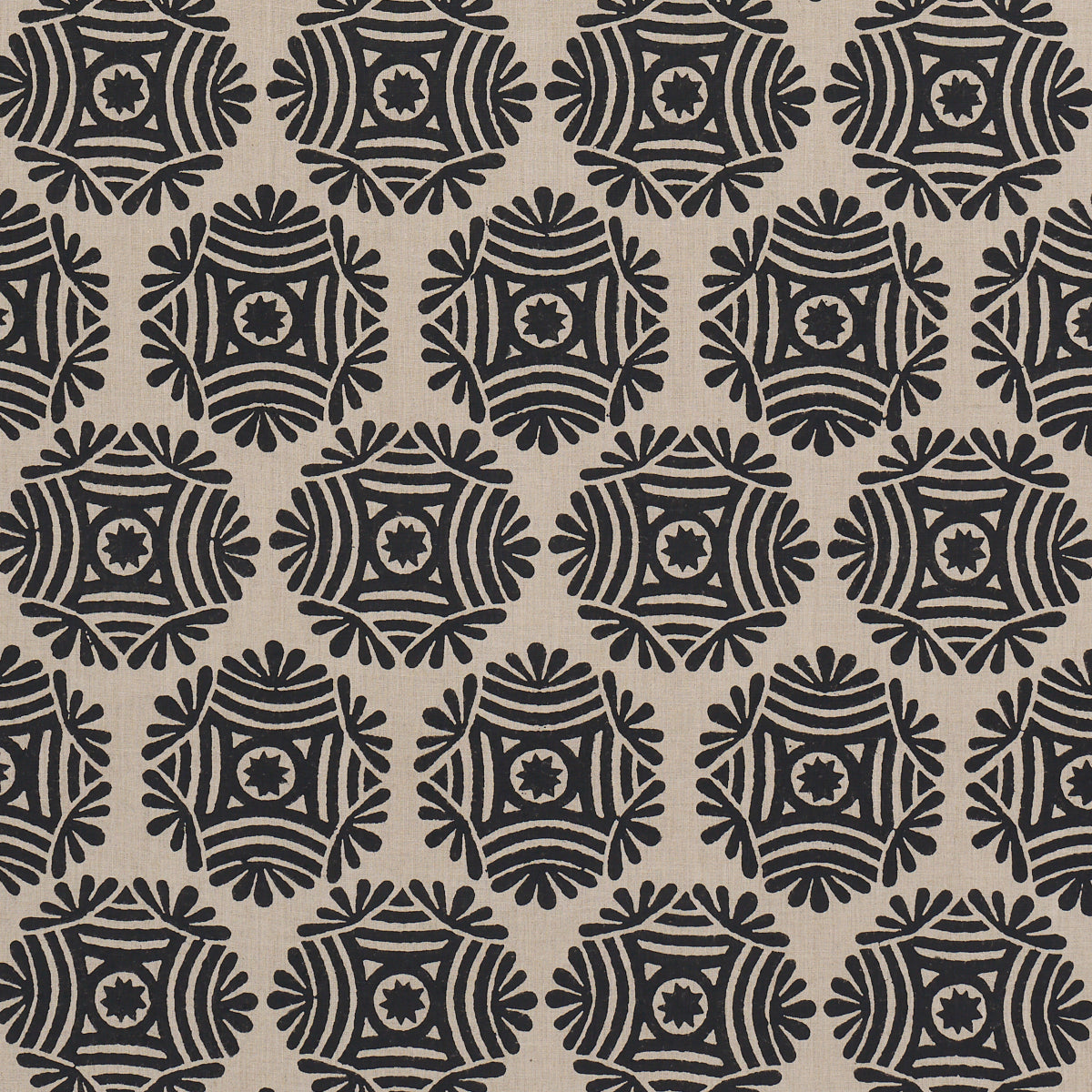 Schumacher | Gilded Star Hand Block fabric - 181543