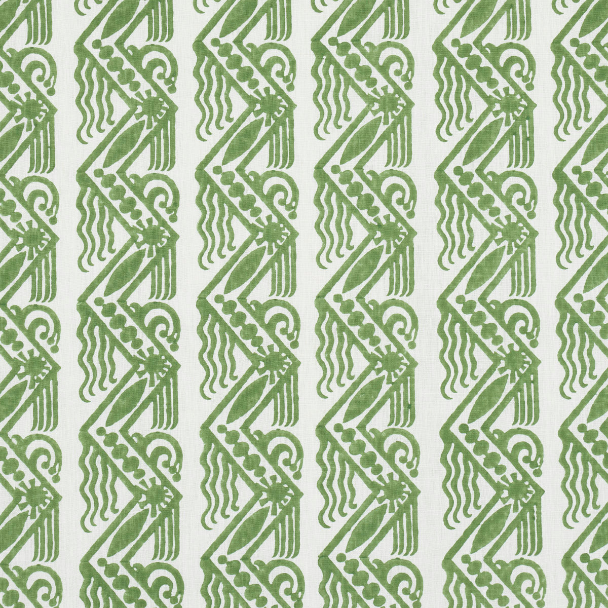 Schumacher | Venetian Zig Zag Block Print fabric - 181560