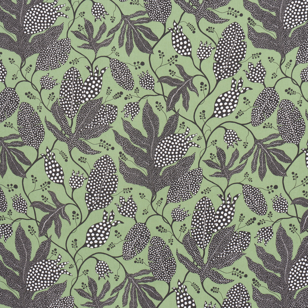 Schumacher | Polka Dot Jungle fabric - 181651