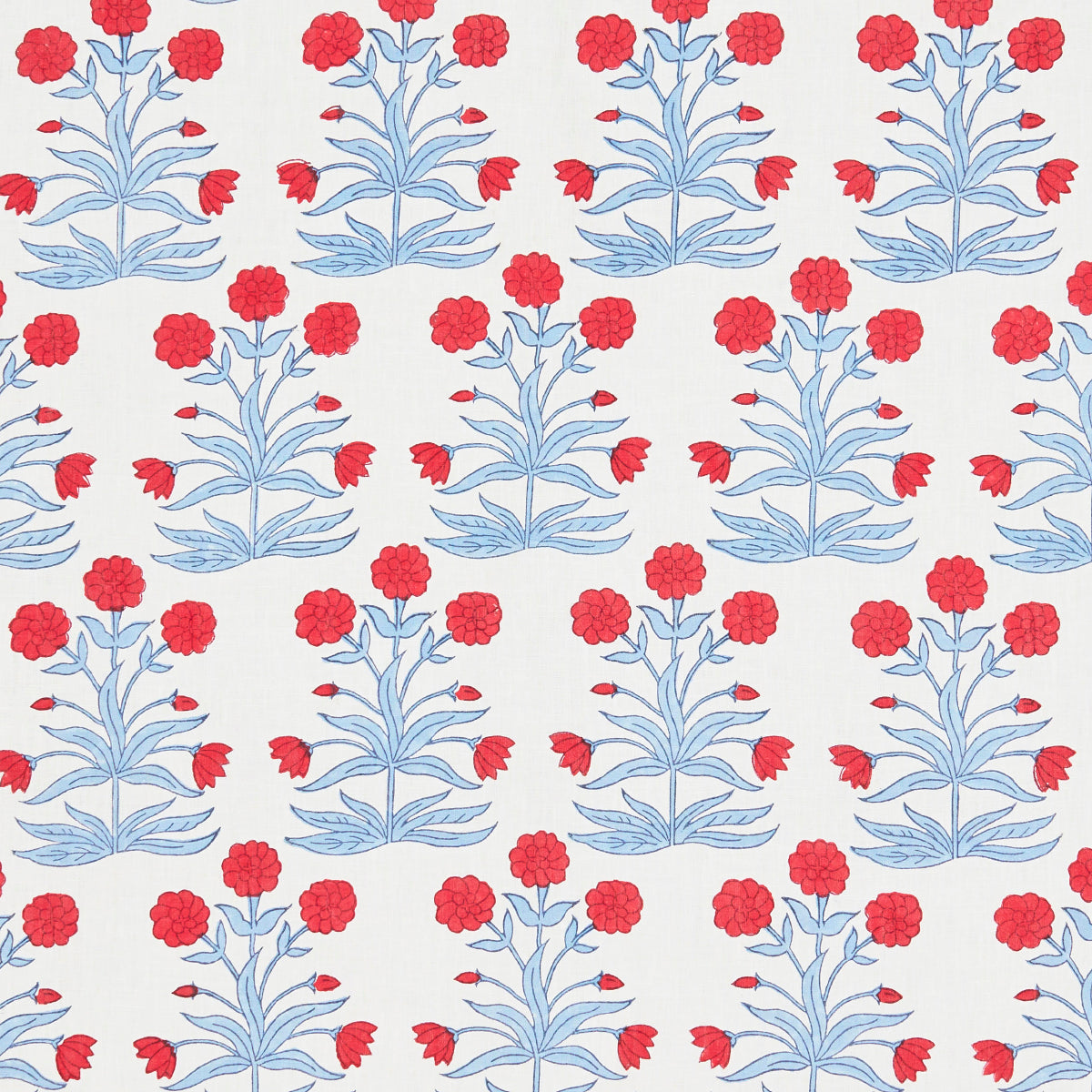 Schumacher | Mughal Hand Block Print fabric - 181780