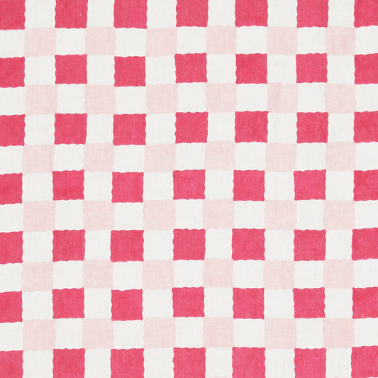Schumacher | Chequer Hand Block Print fabric - 181790