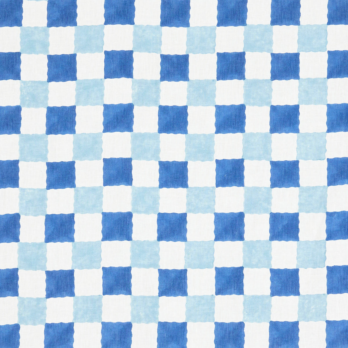 Schumacher | Chequer Hand Block Print fabric - 181791
