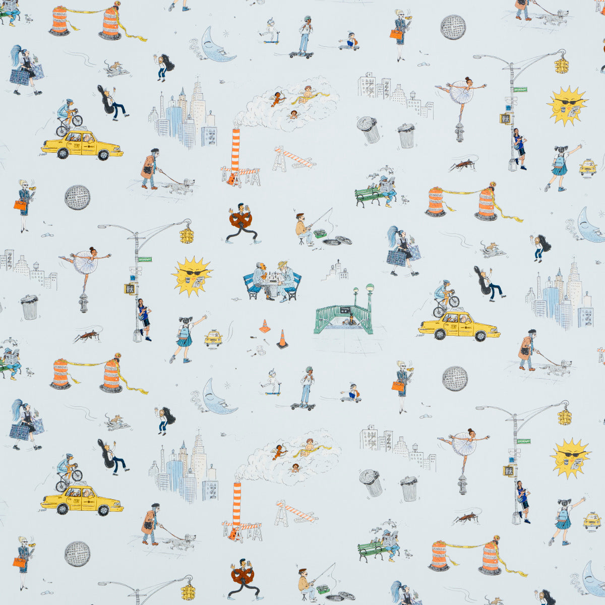 Schumacher | Joana Avillez's Street Scenes fabric - 182330