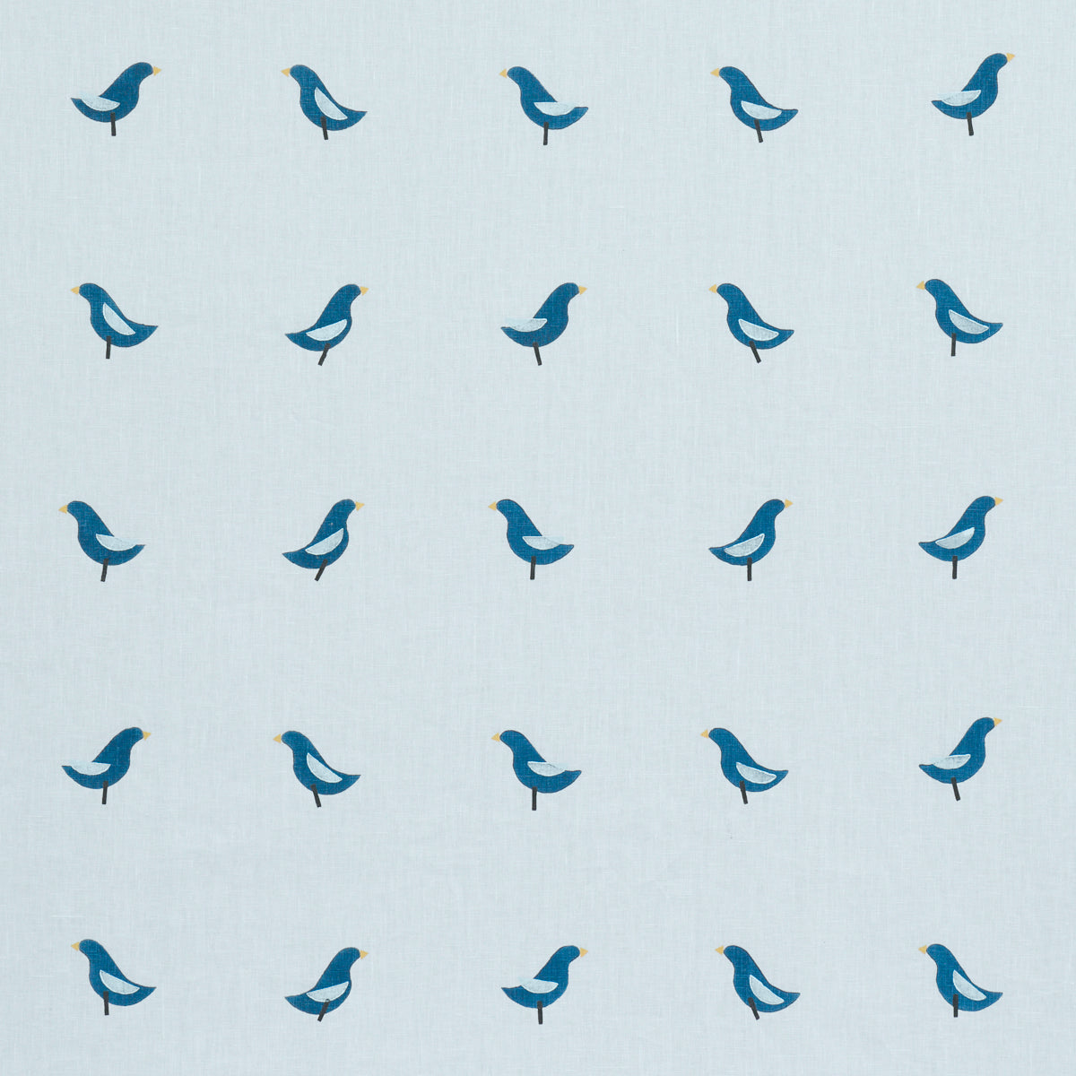 Schumacher | Birds Hand-Block Print fabric - 182382