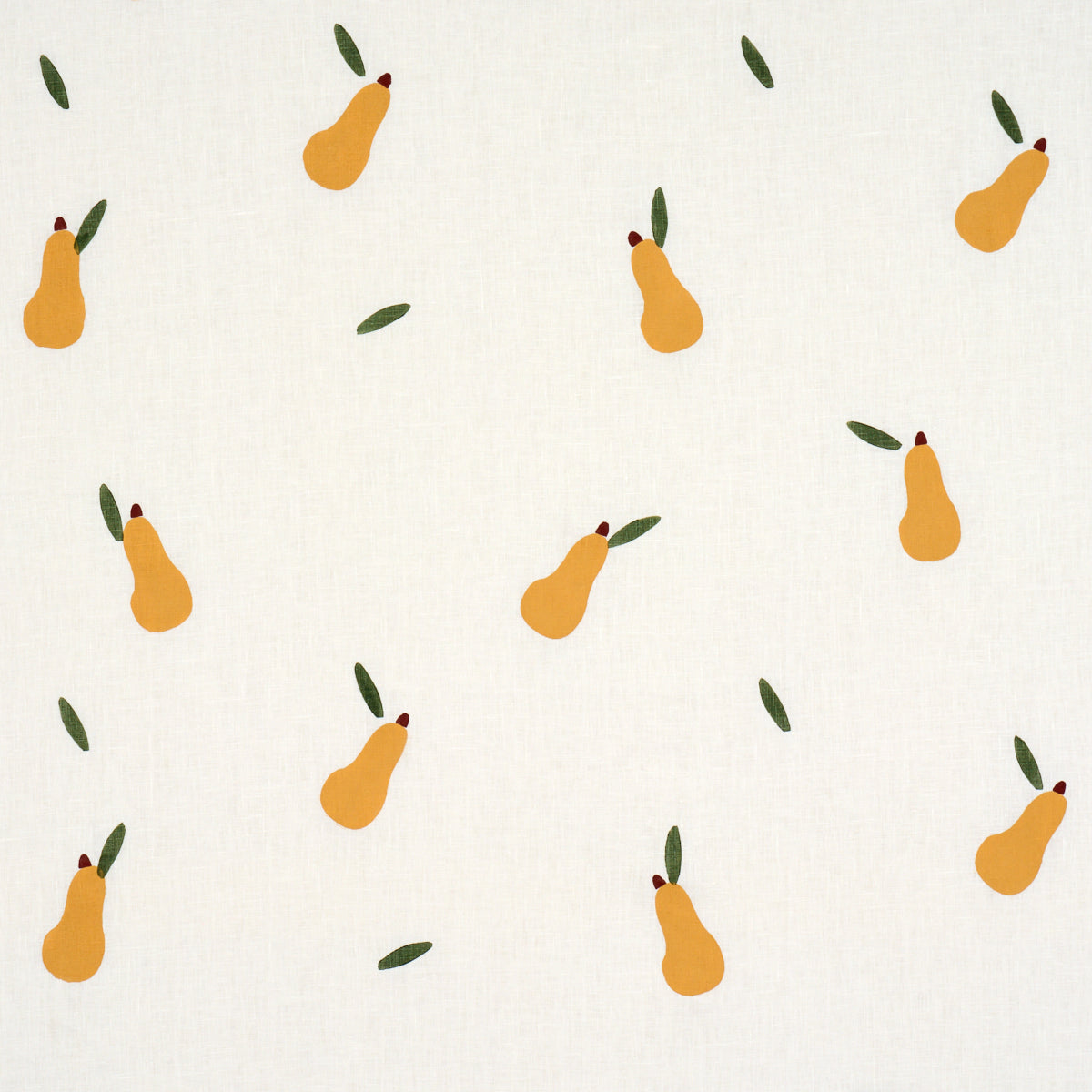 Schumacher | Pears Hand Block Print fabric - 182390