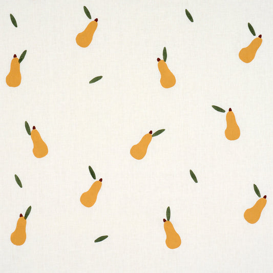 Schumacher | Pears Hand Block Print fabric - 182390