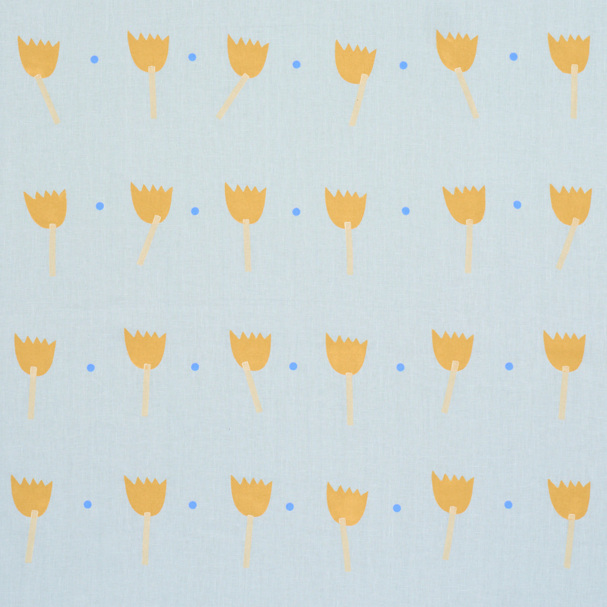 Schumacher | Tulip Play Hand Block Print fabric - 182400