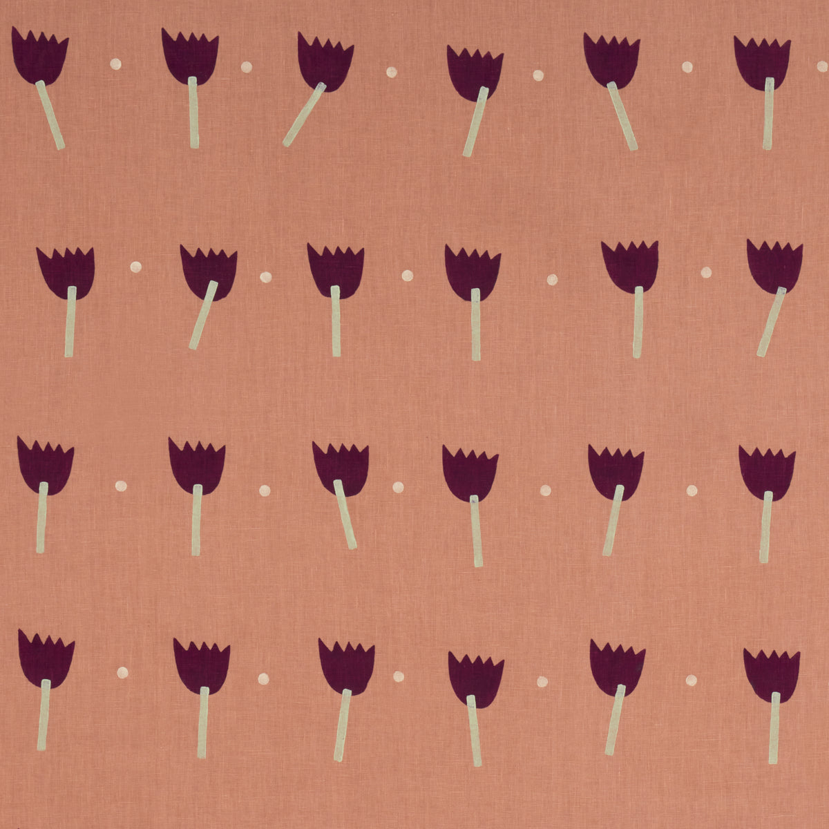 Schumacher | Tulip Play Hand Block Print fabric - 182401