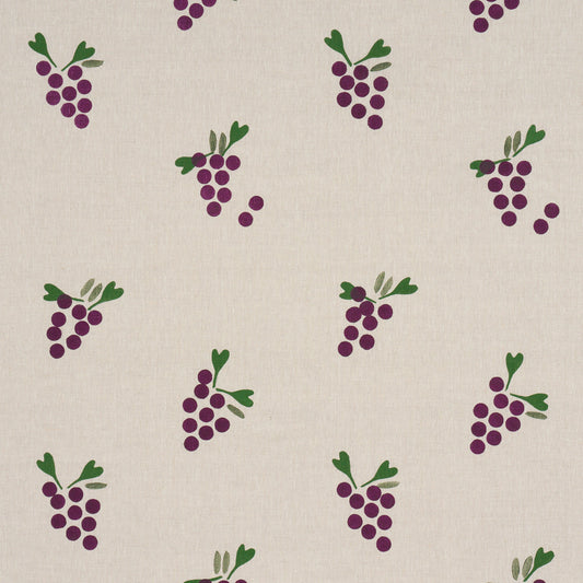 Schumacher | Grapes Hand Block Print fabric - 182420