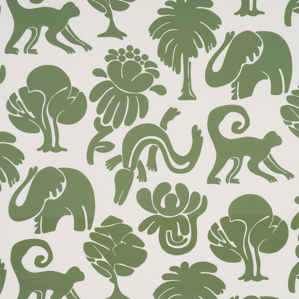 Schumacher | Call of the Jungle fabric - 182490