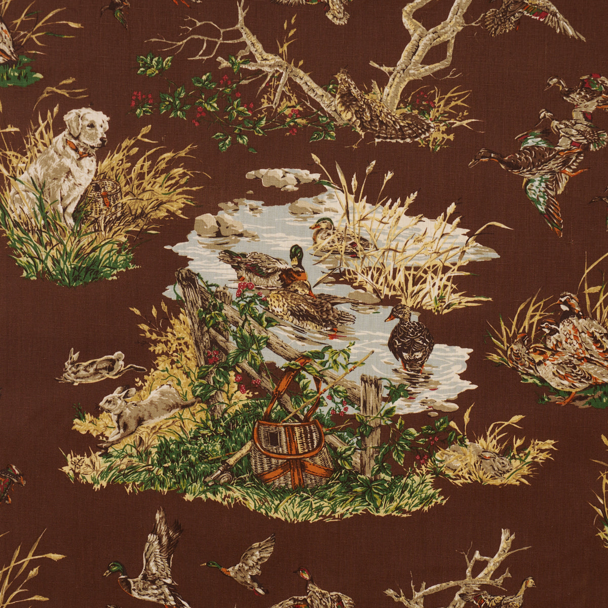 Schumacher | Dog & Duck fabric - 182661
