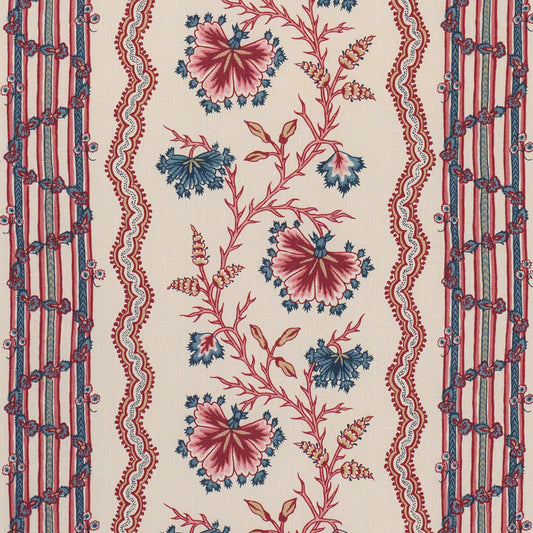 Schumacher | Parvati Floral Stripe fabric - 182710