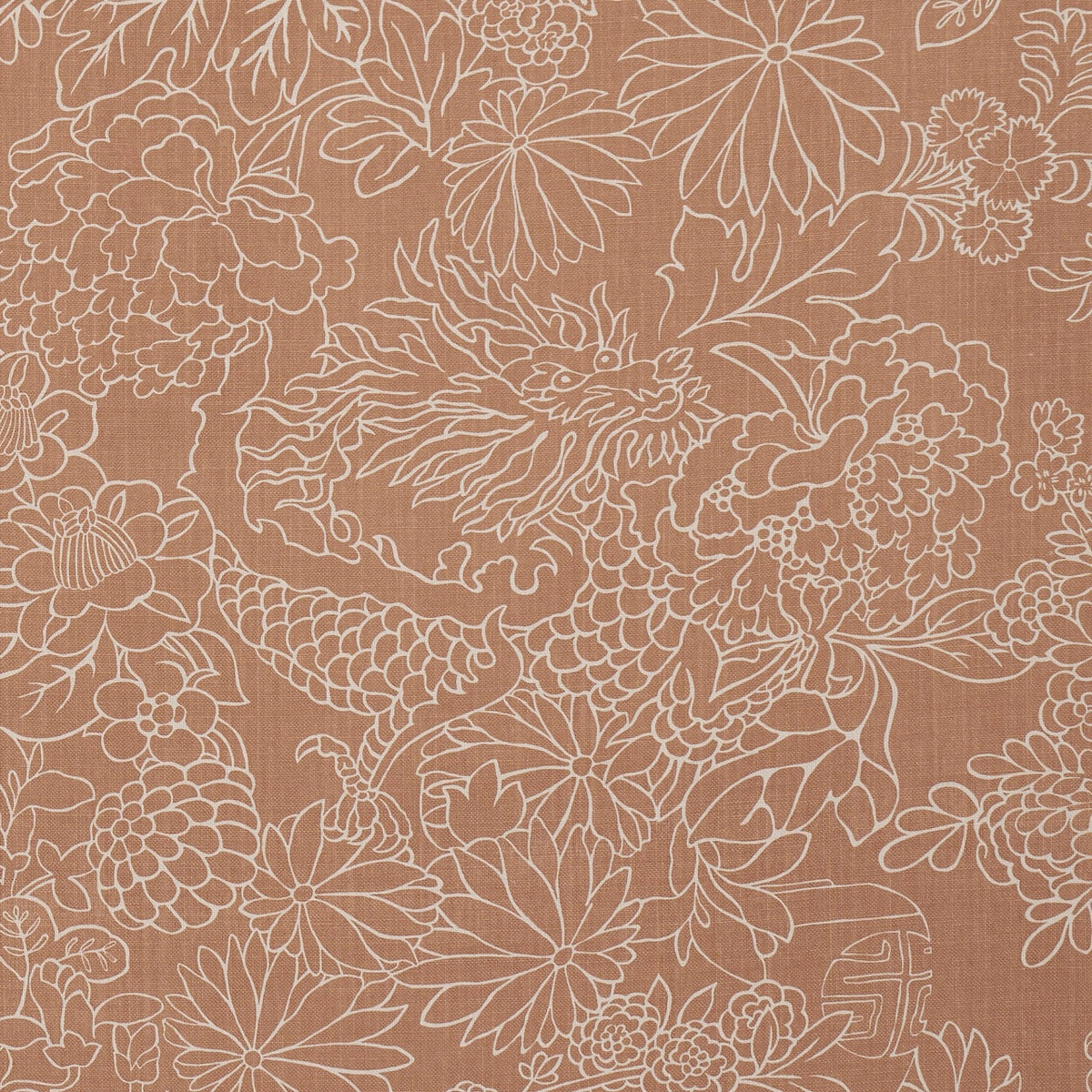 Schumacher | Chiang Mai Dragon Silhouette fabric - 182781