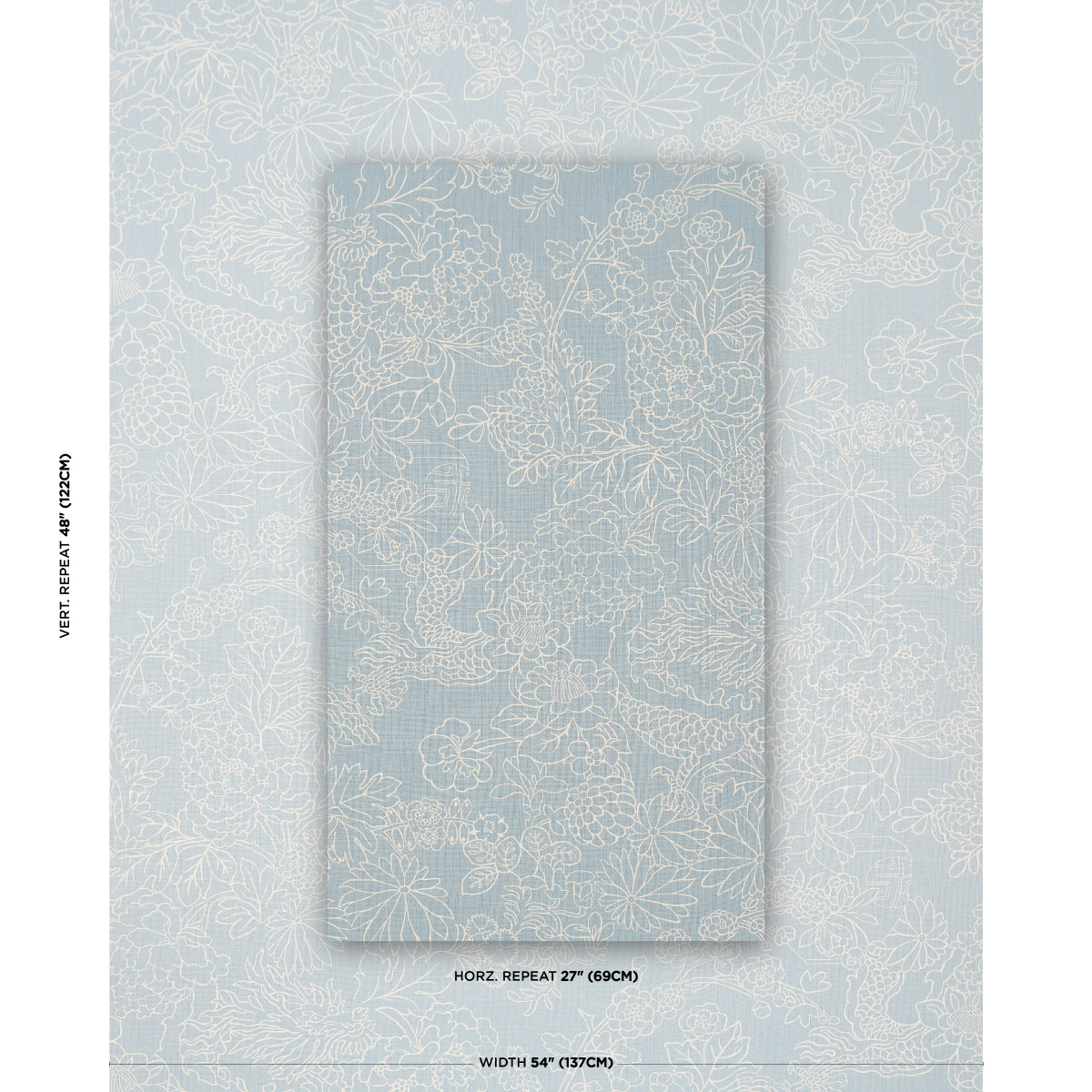 Schumacher | Chiang Mai Dragon Silhouette fabric - 182782