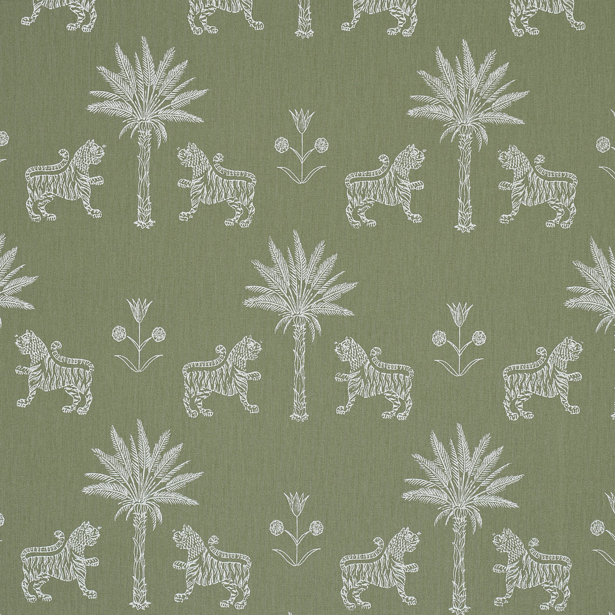 Schumacher | Tiger Palm Silhouette Outdoor fabric - 182841
