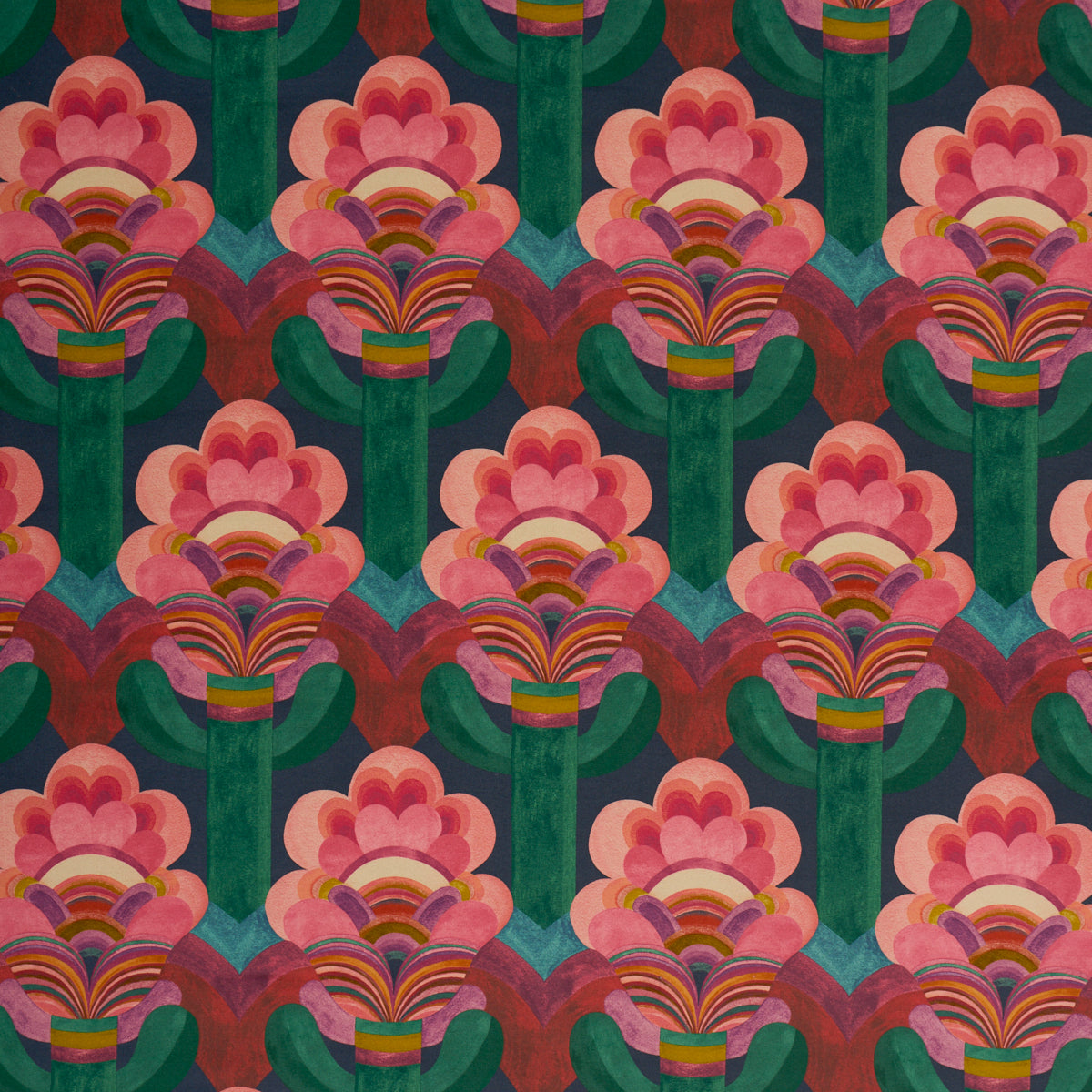 Schumacher | Fleur Indienne Velvet fabric - 183081