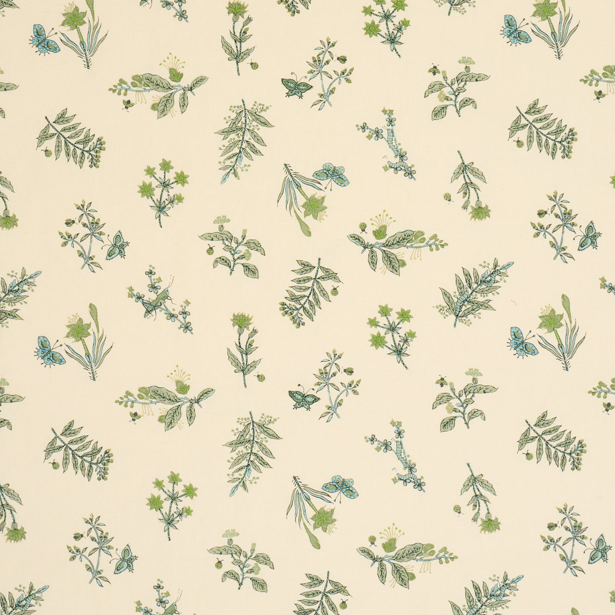 Schumacher | Jeter Des Fleurs Beaded Print fabric - 183111