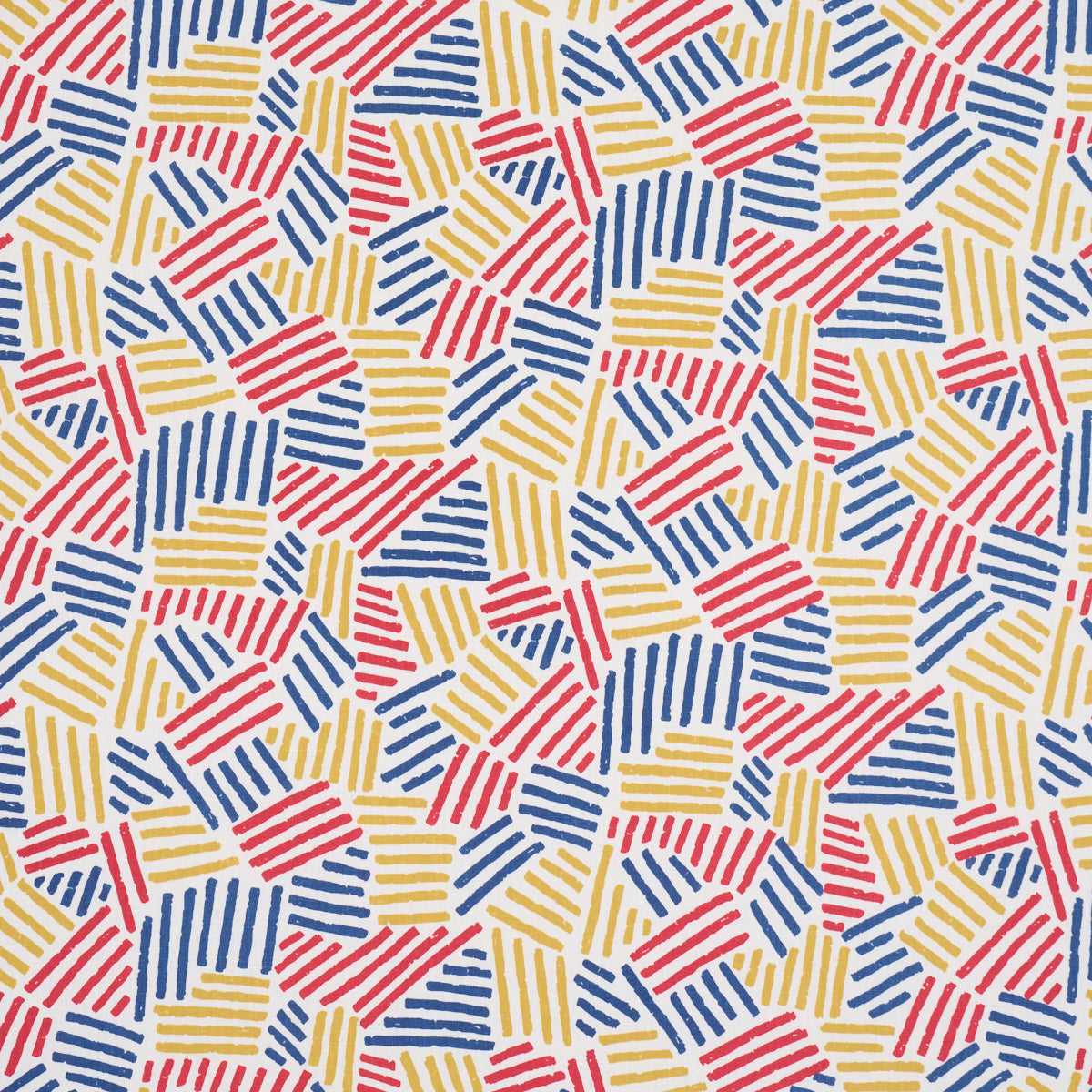 Schumacher | Hatchmark Hand-Print fabric - 183160