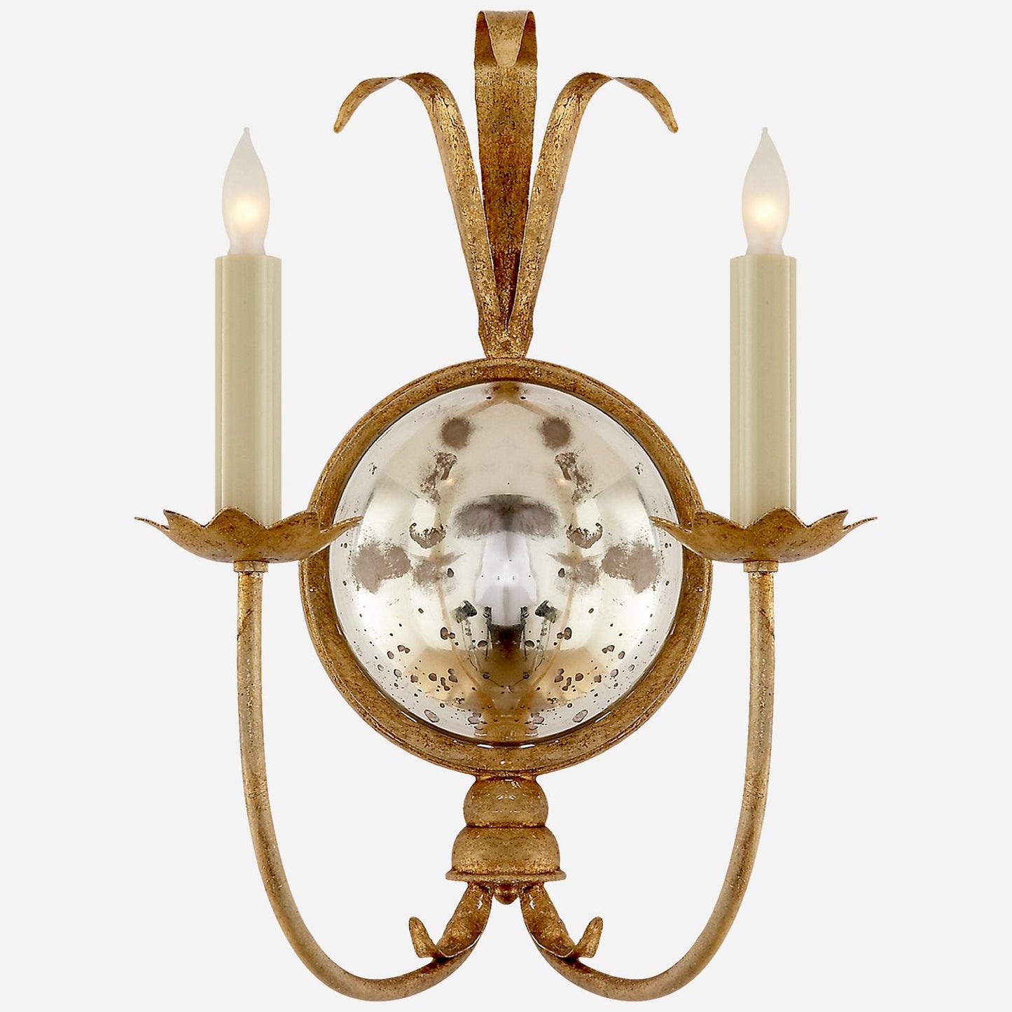 Andrew Martin | Gramercy Wall Light, Gilded Iron