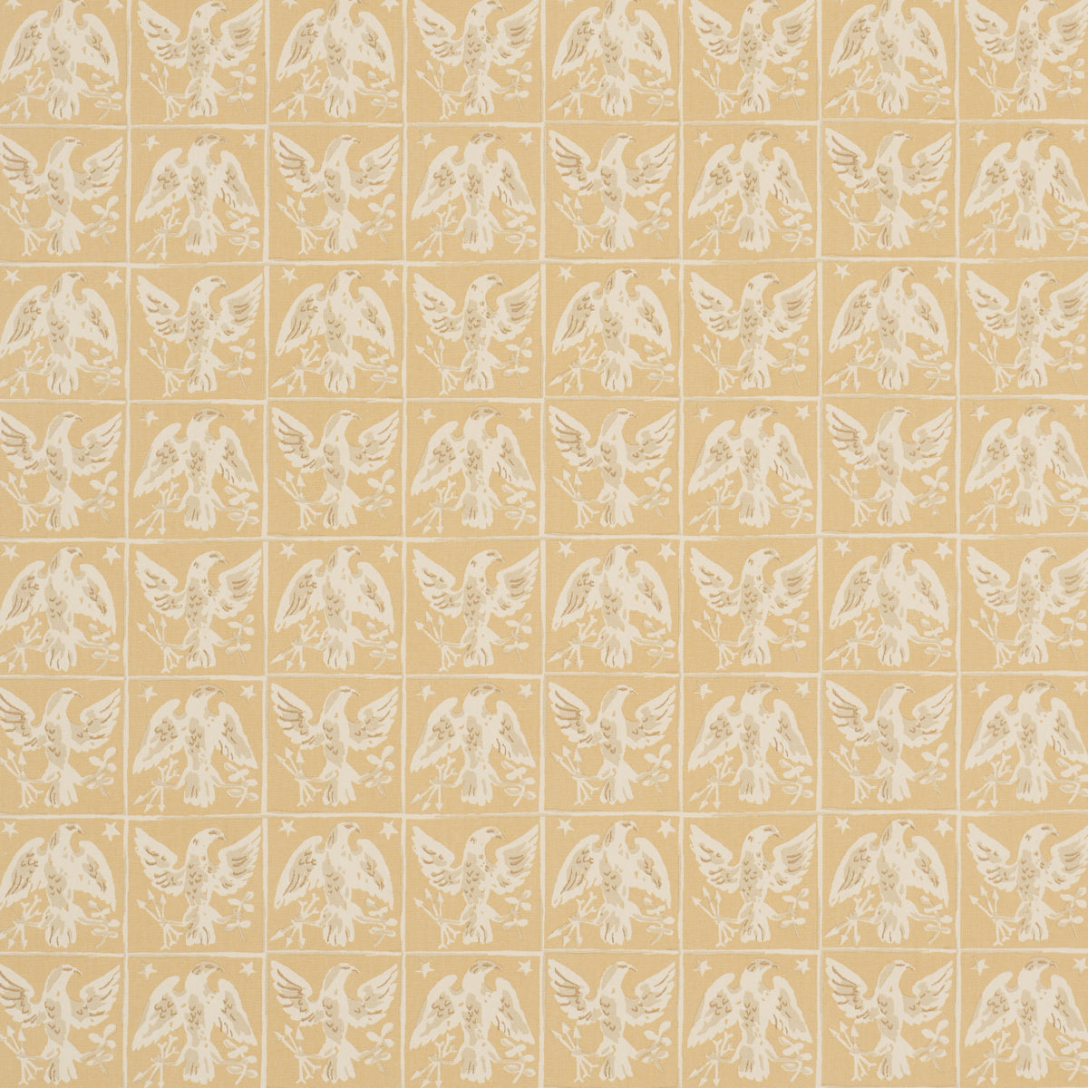 Schumacher | Barton's Eagle Hand Print fabric - 183190